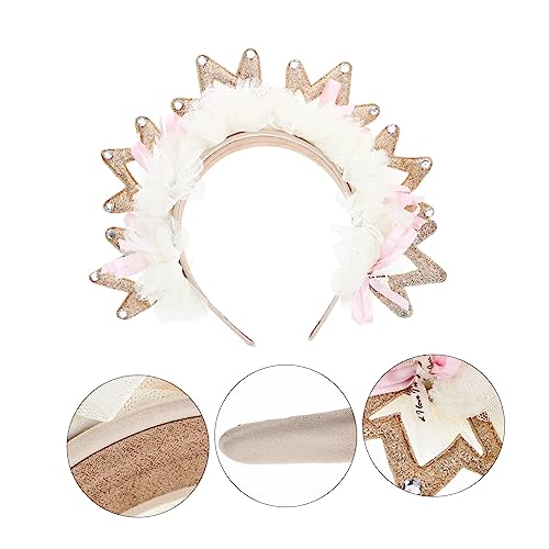 flash clothing accessories continuous spray bottle headband European and American Accessories headbands for women head band Princess glitter crowns wedding - Image 4