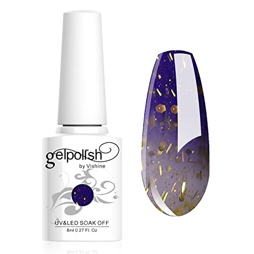 Vishine 5023 Color Changing Gel Nail Polish Set, 6 Vibrant 15ml Shades - Image 3