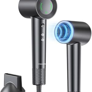 Portable High-Speed 150,000RPM Hair Dryer with Negative Ionic Technology for Home Travel
