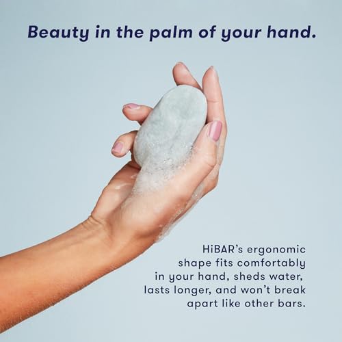 HIBAR Shampoo Bar, All Natural Hair Care, Plastic Free, Made with Eco Friendly Ingredients, Travel Size, Color Safe, Solid Sustainable Bars, Zero Waste (Moisturize) - Image 7