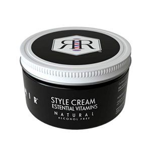 Reamir Men's Style Cream - High Impact Shine - Lightweight Flexible Hold - Frizz Protection - All Day Hold - All Natural 4 oz