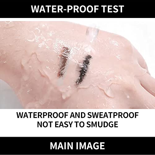 Go Ho Waterproof Gel Eyeliner Pot,Smudge proof &Long Lasting Black Eyeliner,High Pigment Smooth Cream Eyeliner Gel with Brush,Easy to Apply Eyebrow Gel Pot,1#Dark Black - Image 5