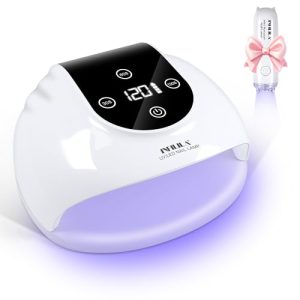 NXJ INFILILA 268W Cordless Rechargeable UV LED Nail Lamp for Fast Home and Salon Curing