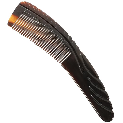 Handmade Buffalo Horn Anti-static Travel Comb for Hair and Scalp Massage