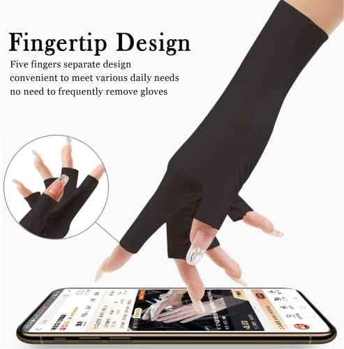 UV Protection Gloves for Gel Nails Lamp - Anti UV Light Gloves for Nail Manicure - Image 6