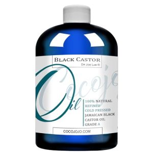 Organic Cold Pressed Jamaican Black Castor Oil 8 oz for Hair & Skin Nourishment