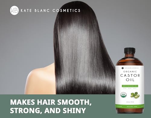 Organic Castor Oil 16oz Pure Cold-Pressed Natural for Skin and Hair Care - Image 4