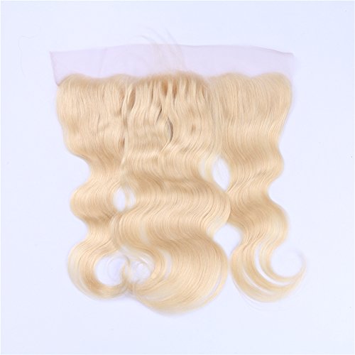 Body Wave Human Hair Weft Extensions With 13x4 Lace Frontal Russian Blonde 613 Hair 3Bundles With Ear To Ear Frontal With Baby Hair (26 28 30+24 inch frontal) - Image 6
