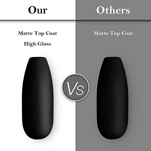 Makartt Gel Nail Polish Remover Clips Kit, Matte Top Coat and Base Coat, 20 Pcs Resuable Finger and Toenail Acrylic Nail Polish Remover Wraps, Clear Gel Nail Polish High Gloss Top Gel 3 in 1 Gel Coat - Image 8