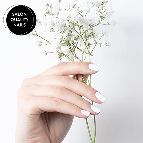 Sensationail White Gel Nail Polish 0.25 Fl Oz, Long-Lasting Color Up to 2 Weeks, LED Lamp Required - Image 5