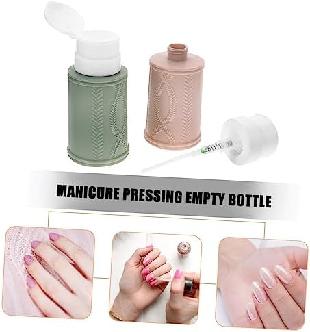 2pcs Skull Design Travel Size Nail Polish Remover Liquid Dispenser Bottles - Image 6