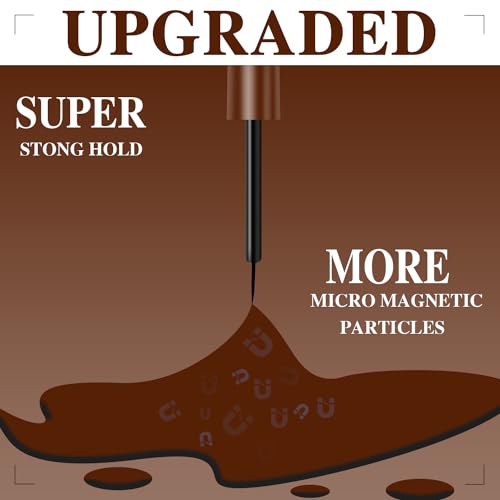 2 Black MIX 2 Brown Eyeliner Waterproof Magnetic Liquid Eyeliner,Upgraded All-Day Hold, Works Perfectly for Magnetic Eyelashes,Eye Liner -5ml*4 Count - Image 3