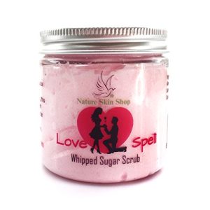 Love Spell Whipped Sugar Scrub Soap 5 oz, Balance and Relaxation