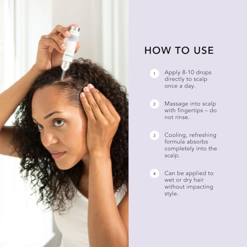 Hair Loss Treatment, Strengthening Serum for Fuller Looking Hair +B Vitamins, 1-Month Supply, Clinically Proven, Safe & Effective - Image 5