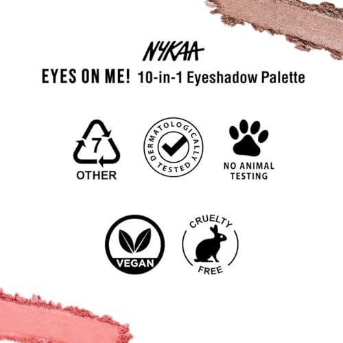 Cosmetics Eyes On Me 10-in-1 Eyeshadow Palette, Beachside Peach, 1 pc - Intense Pigment Eye Makeup - Long-Wearing Eye Shadow, Easy to Blend - Image 6