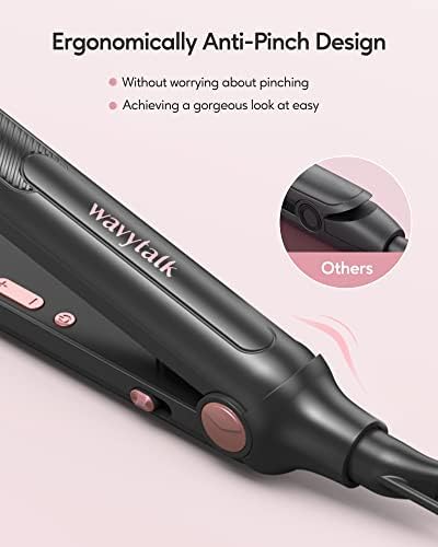 Wavytalk 1875 Watt Ionic Hair Dryer and 3/10 Inch Flat Iron Set with Diffuser - Image 7