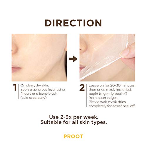 Calendula Peel Off Mask | With Herbal Infused Brightening Serum | Formulated with Real Calendula Flower Leaves and Extracts | Korean Skin Care, Vegan, Cruelty-Free | 3.38 oz - Image 2