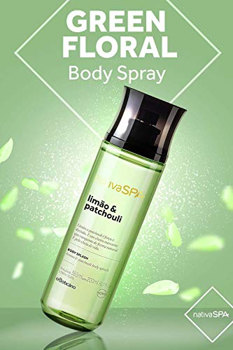 Nativa SPA Patchouli & Lemon Collection Body Splash Cologne by O Boticario | Linha Colonia Body Splash| Long Lasting Body Spray for Women | Refreshing Scented Body Mist (6.7 fl oz) - Image 2