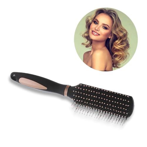 2 Pack Hair Brushes,Curl Hair Brush Detangling Brush Hair Comb For Men And Women Great On Wet Or Dry Hair For Long Thick Thin Curly Natural Hair (Black) - Image 9