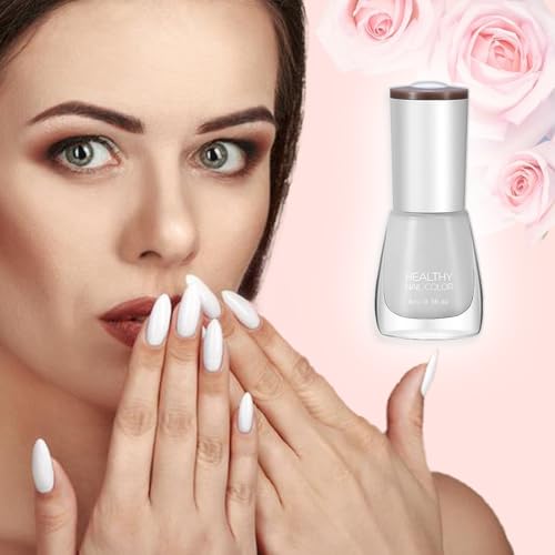Nail Polish for Nail Art DIY Manicure, Rich Colors Nude-White Gel Nail Polish. Quick Dry Natural Nail Polish, Long-Last Nail Polish. High Shine Nail Lacquer (4PCS Colors 0.3 fl oz) - Image 6
