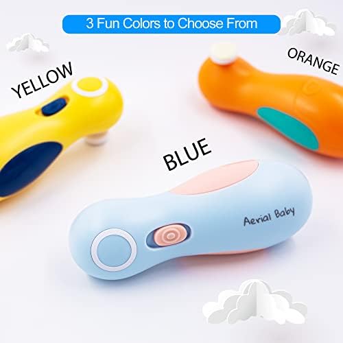 Baby Nail Trimmer Electric for Babies Toddler Infant Baby Needs Baby Nail Clippers Baby Manicure Set for Baby Toddler Nail Clippers Newborn (Yellow) - Image 8