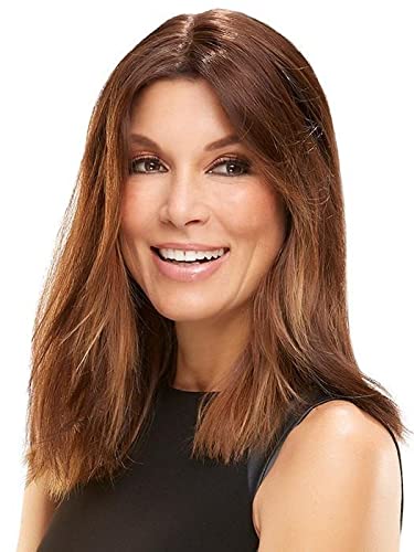 Easihair EasiPart HD 18" Synthetic Clip-In Hair Topper Shaded Butterscotch