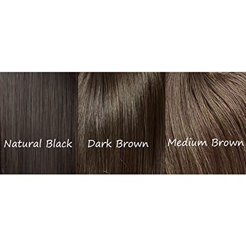 6inx6in Long Straight Human Hair Topper 4 Clips in perimeter Silk Top Hair Pieces for Women Breathable Silk Top Base European Hair (Medium Brown, 22 inches), 22 Inch, 1312-A - Image 4