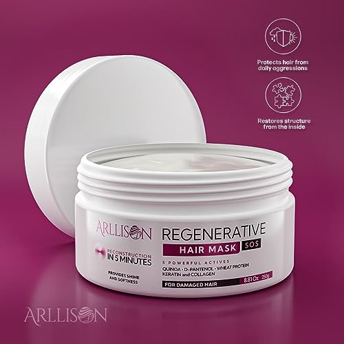 Leave-In Molecular Repair Hair Mask for Damaged Hair- Luxurious Deep Conditioner Treatment for Dry, Damaged Hairs - Promotes Growth, Shine, and Softness - Hair Care Solution (8 OZ) - Image 2