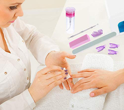 Qdsuh 500 Nail Polish Remover Pads and Clips Kit for Effortless Salon-Quality Removal - Image 7
