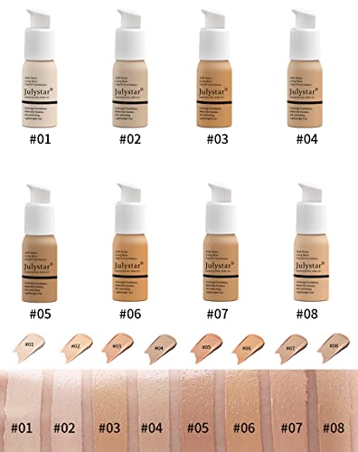 Liquid concealer Foundation Facial Cream Foundation Light and long-lasting liquid foundation Concealer foundation oil - 03# - Image 2
