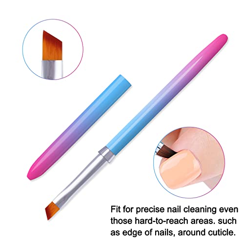 SILPECWEE 3 Piece Nail Polish Remover & Cuticle Cleaning Brush Set - Image 3