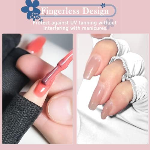 UV Protection Gloves for Gel Nails Lamp - Anti UV Light Gloves for Nail Manicure - Image 5