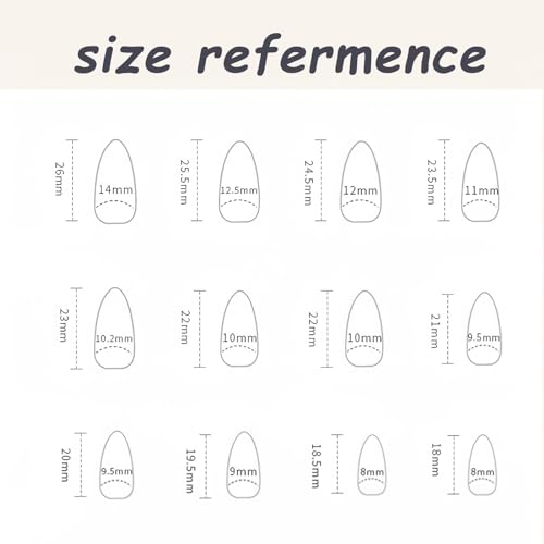 Black French Tip Press on Nails Medium Almond Fake Nails Glossy Full Cover Acrylic Nails with Gold Foil Designs Nude Pink Stiletto False Nails Full Cover Glue on Nails for Women Girls 24Pcs - Image 6
