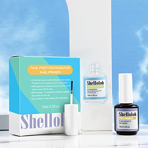 Acid-Free Nail Dehydrator and Primer Set 0.5 Fl Oz for Gel and Acrylics - Image 8