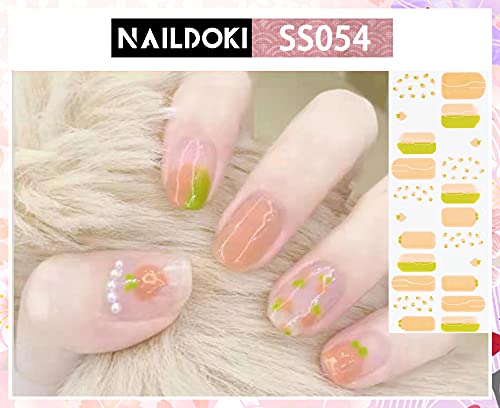 6 Sheets Self-Adhesive Gel Nail Art Decals for Women and Girls - Image 6