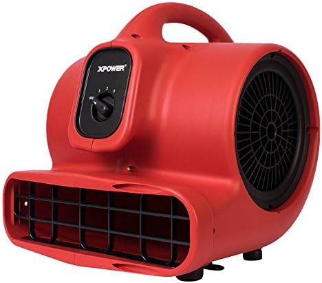 XPOWER P-430 Pro 1/3 HP 2000 CFM Centrifugal Air Mover, Carpet Dryer, Floor Fan, Blower, for Water Damage Restoration, Janitorial, Plumbing, Home Use - Image 3