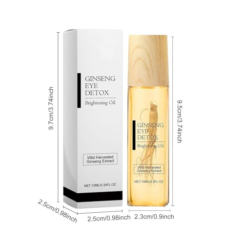 Ginseng Under Eye Roller Serum Oil for Dark Circles and Puffiness, 10ml - Image 6