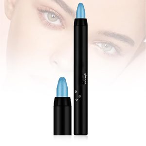 Eyeshadow Shimmer Stick, 2024 New Highlighter Eyeshadow Pencil Waterproof Glitter Eye Shadow Eyeliner Pen, Waterproof Eyeshadow Shimmer Stick Long Lasting Brightener Eyeshadow Pencil Crayon