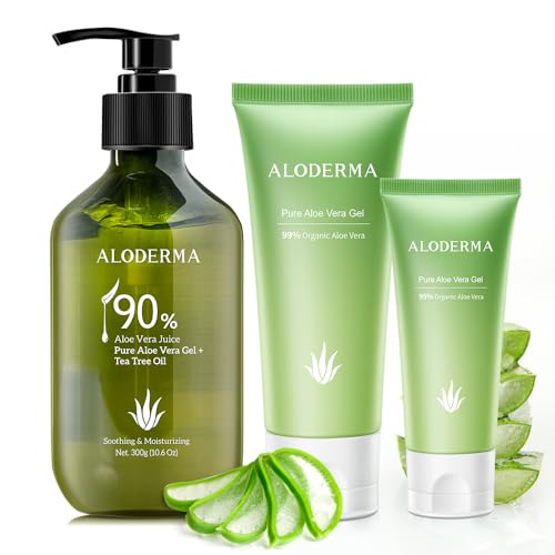 All Purpose Aloe Vera Gel Set 4 Pieces Total 300g 114g 45g