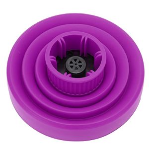 Hair Blow Dryer Diffuser, Universal Hair Dryer Diffuser Strong Toughness Convenient To Install Remove Expand Heat Area Uniform Wind for Home for Travelling(Purple)