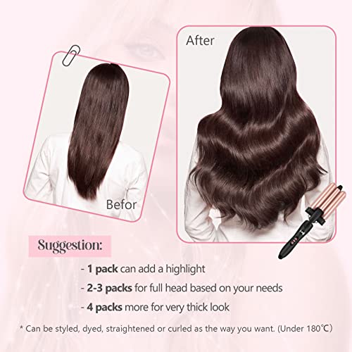 20 Inch Ash Brown to Dirty Blonde Balayage Tape In Human Hair Extensions 20 Piece Set - Image 7