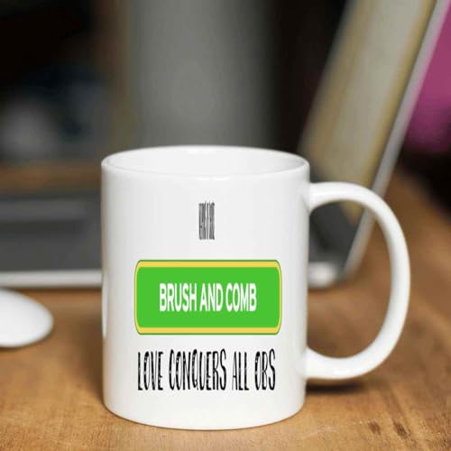 Funny Hairdresser Gift My Weapons of Choice 11 Oz White Ceramic Coffee Mug - Image 7