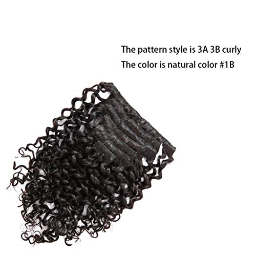 22 Inch Water Wave Big Curly Clip-in Remy Human Hair Extensions 120g 7 Piece Set - Image 5