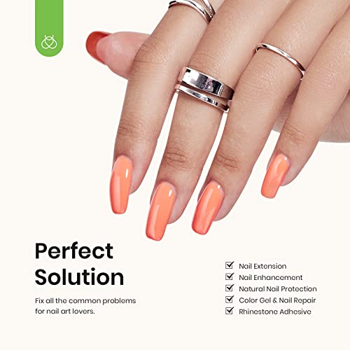 Beetles 6 Colors Mermaid Gel Polish Kit with Brushes and Stickers for Nail Art - Image 8