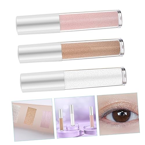 Angoily 3pc Monochrome Glitter Eyeshadow Set for Women - Liquid, Polarized - Image 9