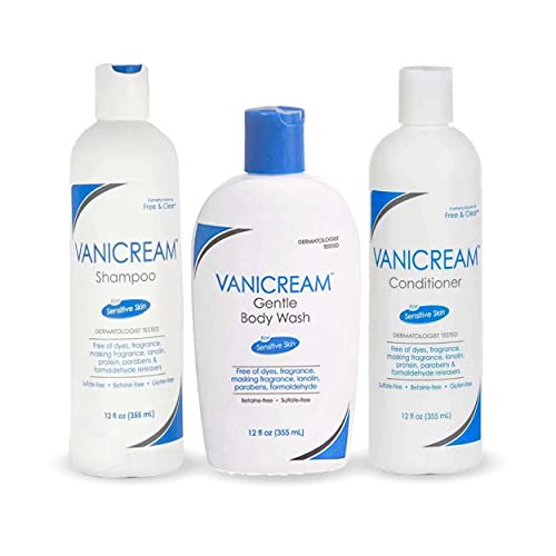 Vanicream Sensitive Skin Dry Relief Care Set 12 oz Gentle Fragrance-Free