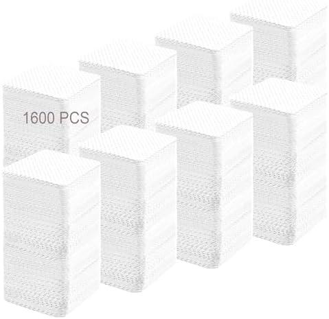 1600PCS Lint-Free Nail Wipes for Gel Polish - Salon & Home Use, Bulk Pack