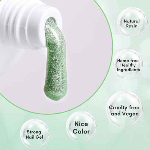 Makartt Cat Eye Poly Nail Gel 50ML Gel Builder for Magnetic Effect Nail Extension Strengthener 3D Diy Hard Gel Manicure Nail Art Home-Nature Serenity - Image 5