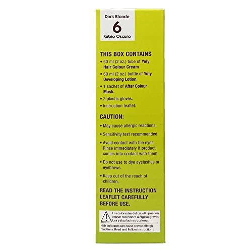 Permanent Hair Color Cream 6 Dark Blonde 4 oz Natural Shades Easy Application - Image 4