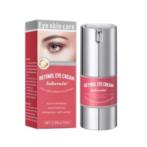 Retinol Eye Cream,Anti-Aging Eye Cream with Hyaluronic Acid and Collagen,Diminish Dark Circles,Eliminate Puffiness,Smooth Fine Lines,Enhances the Elasticity of the Eye Area.